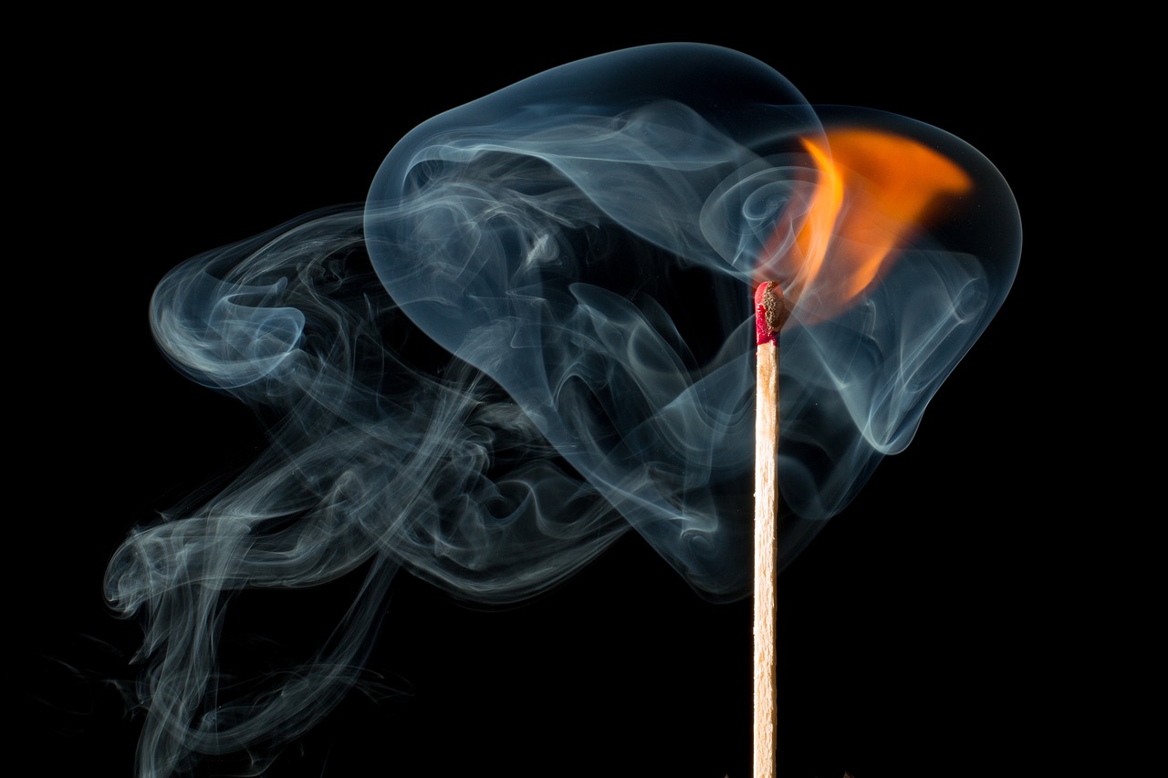 match, flame, smoke, matchstick, lighter, ignition, fire, light, burn, burning, fume, incandescent, kindle, sulfur, match head, close up, macro, ignite, hot, smoke, fire, fire, fire, fire, fire
